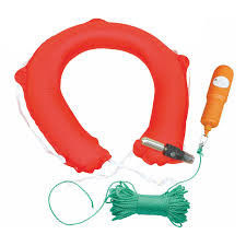 Linha que joga a boia de vida inflável Ring Water Safety Inflatable Lifebuoy