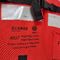 Poliéster Oxford da cor vermelha da tela do revestimento de vida de Marine Cloth 300d para Lifevest