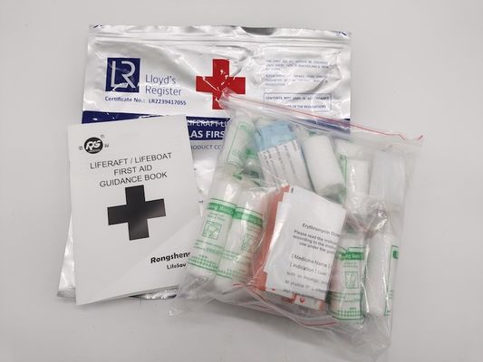 Kit de primeiros socorros SOLAS para embarcações de sobrevivência e barcos de salvamento